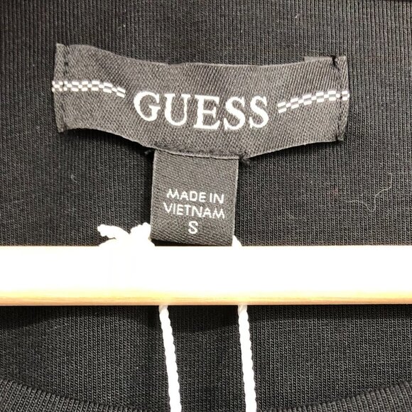 NWT Guess Half Sleeve Arjean Ruched Little Black Dress SP - Picture 6 of 14